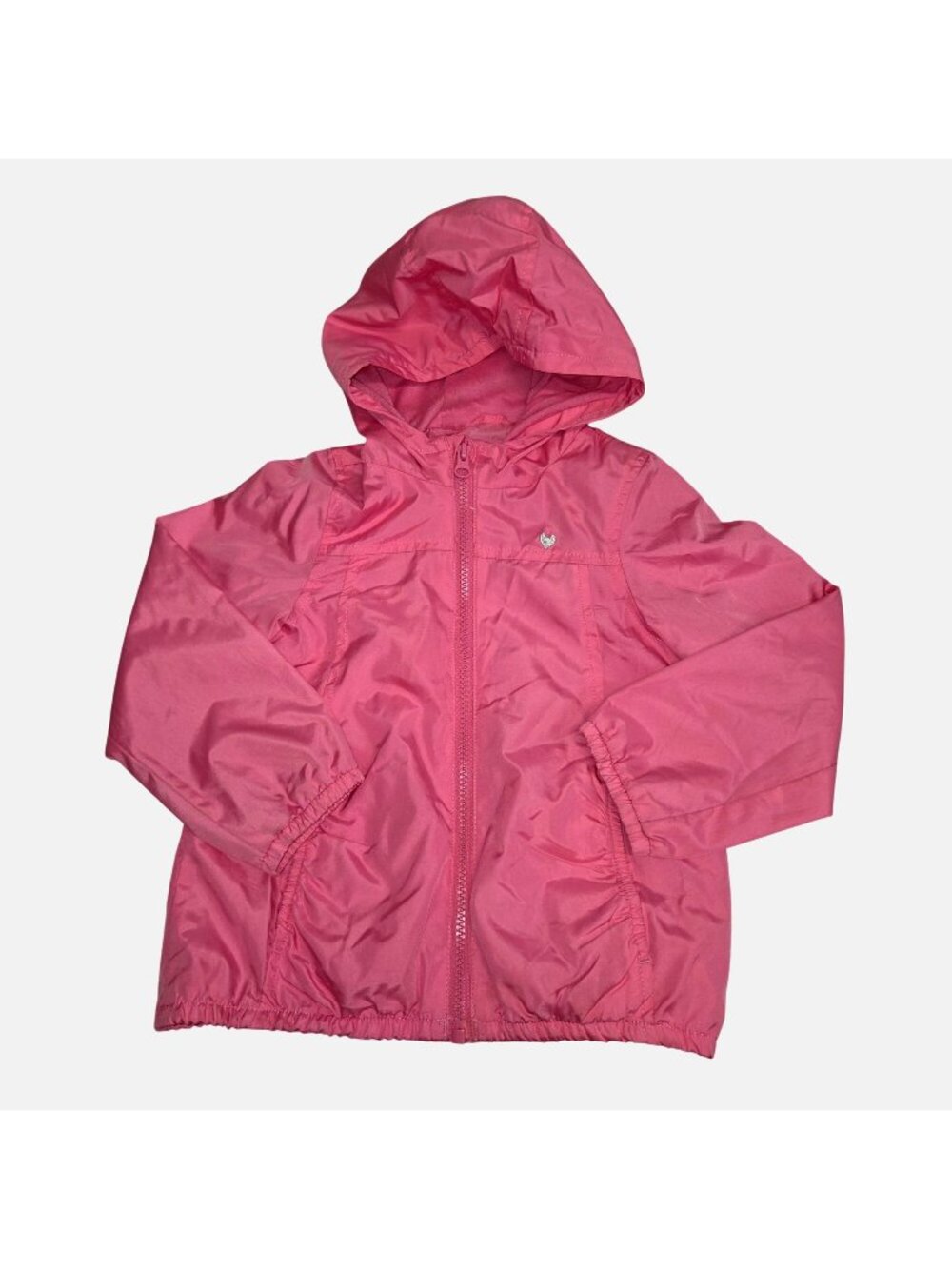Carters Toddler Girls Pink Hooded Lightweight Jacket 4T Pockects